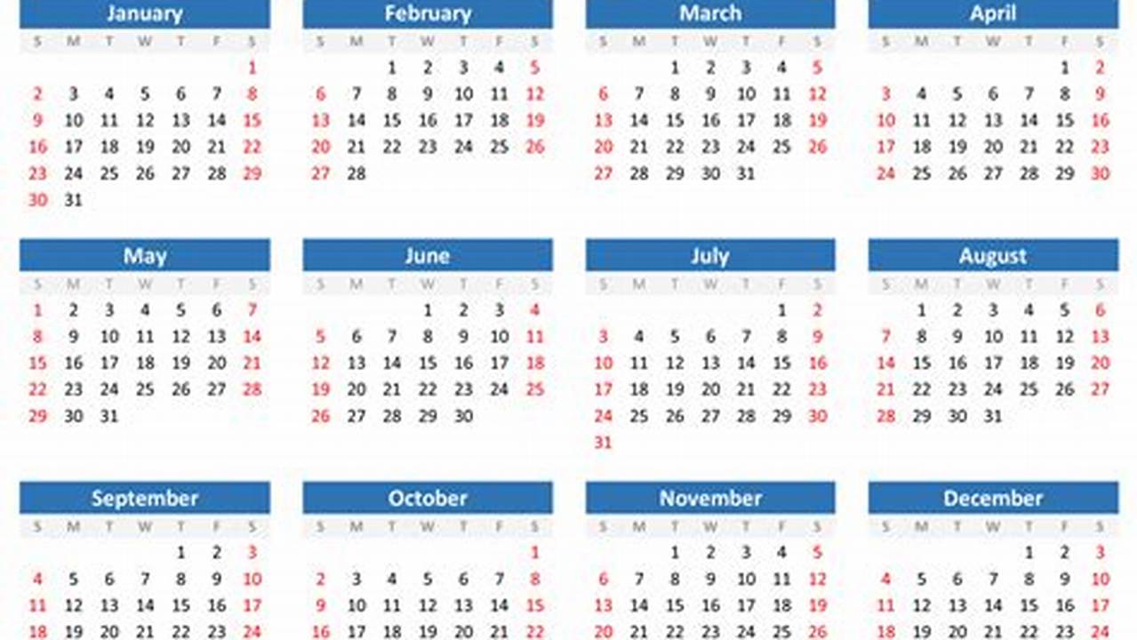 2024 Calendar Printable And Editable 2022