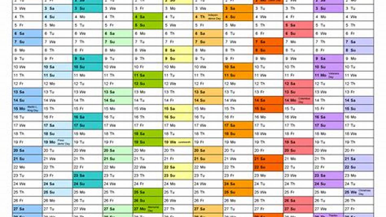 2024 Calendar Template Excel Pdf File