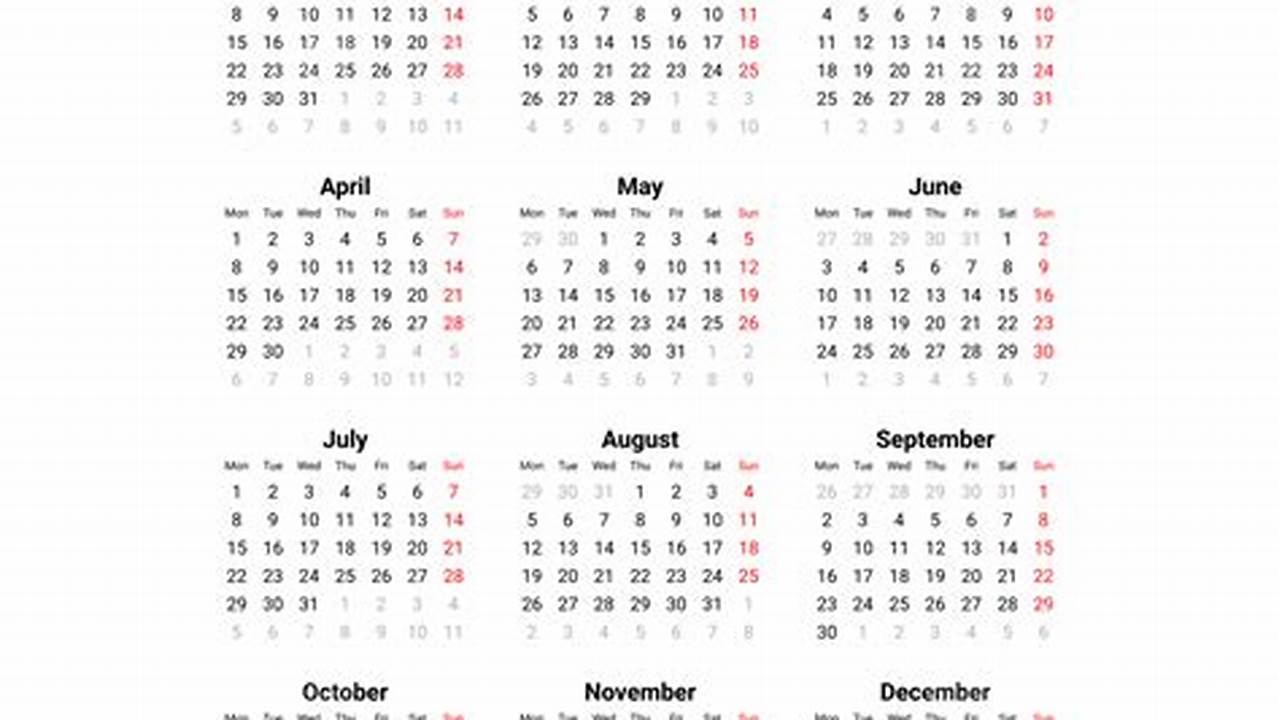 2024 Calendar Week Starting Monday Fridaybug