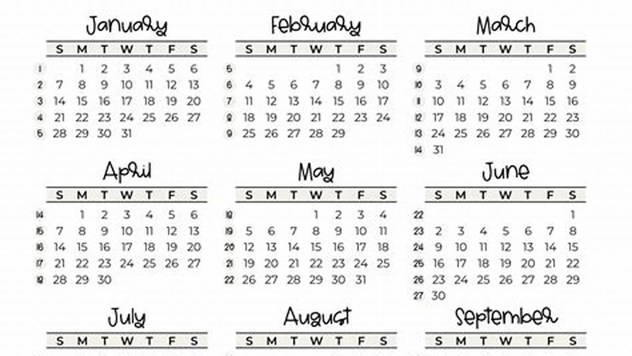 2024 Calendar With Weeks Pdf24