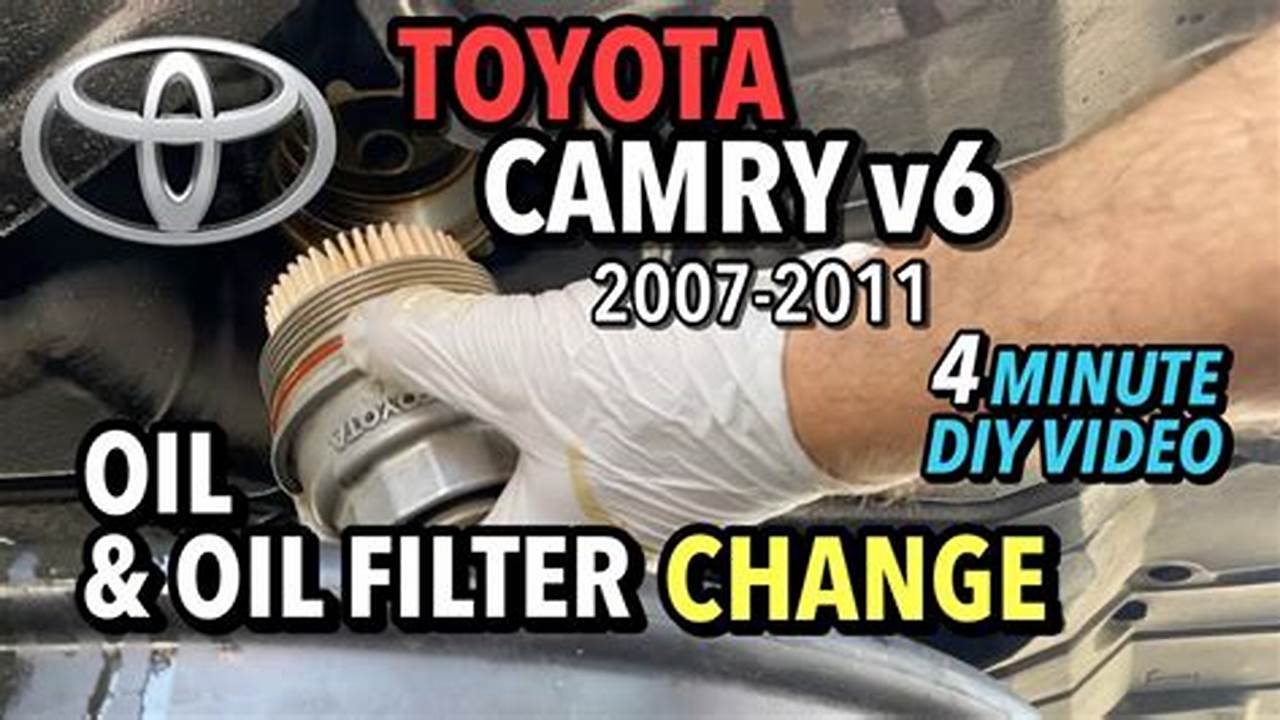 2024 Camry Hybrid Oil Change