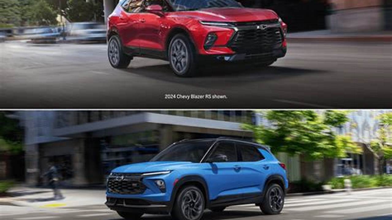 2024 Chevy Blazer Models Comparison