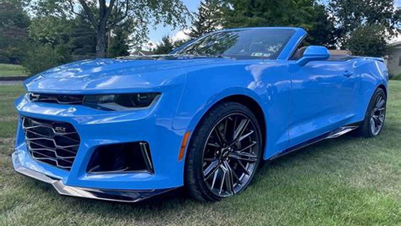 2024 Chevy Camaro Lt1 Convertible