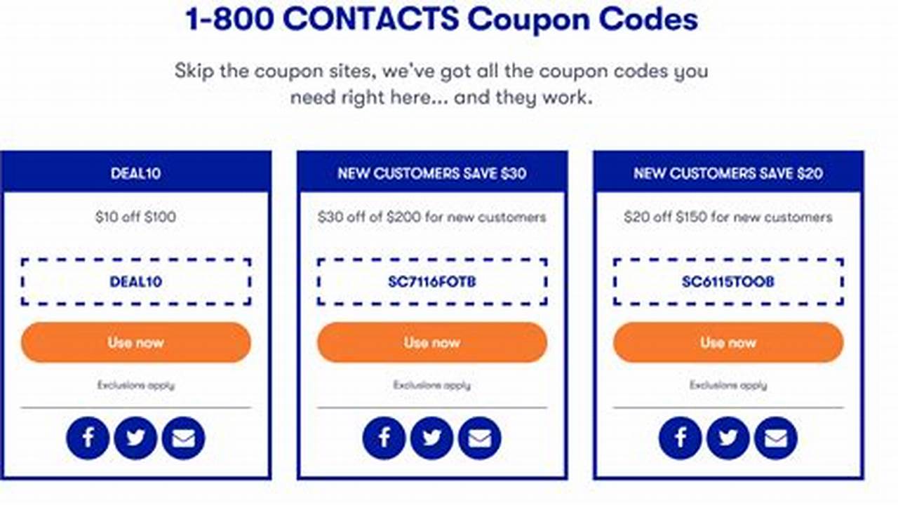 2024 Contacts Promo Code 2024 20