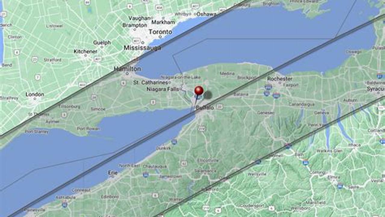 2024 Eclipse Path Google Maps Ny