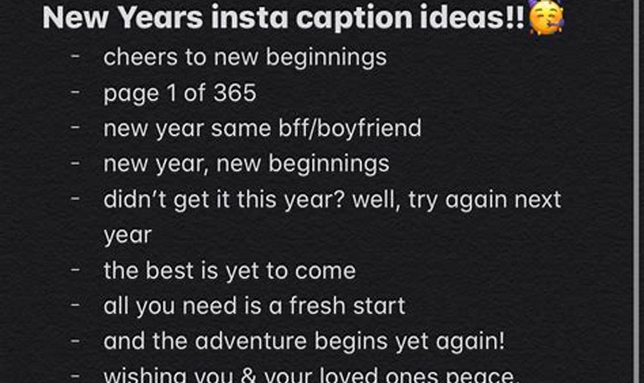 2024 Ending Instagram Captions