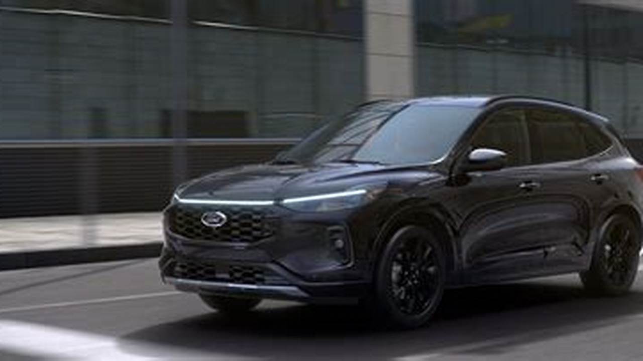 2024 Ford Escape Models Comparison Chart