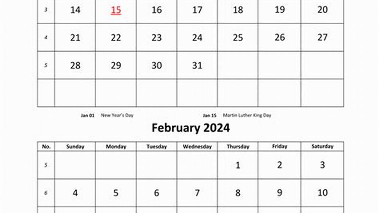 2024 Free Calendar Printable Pages 1 2