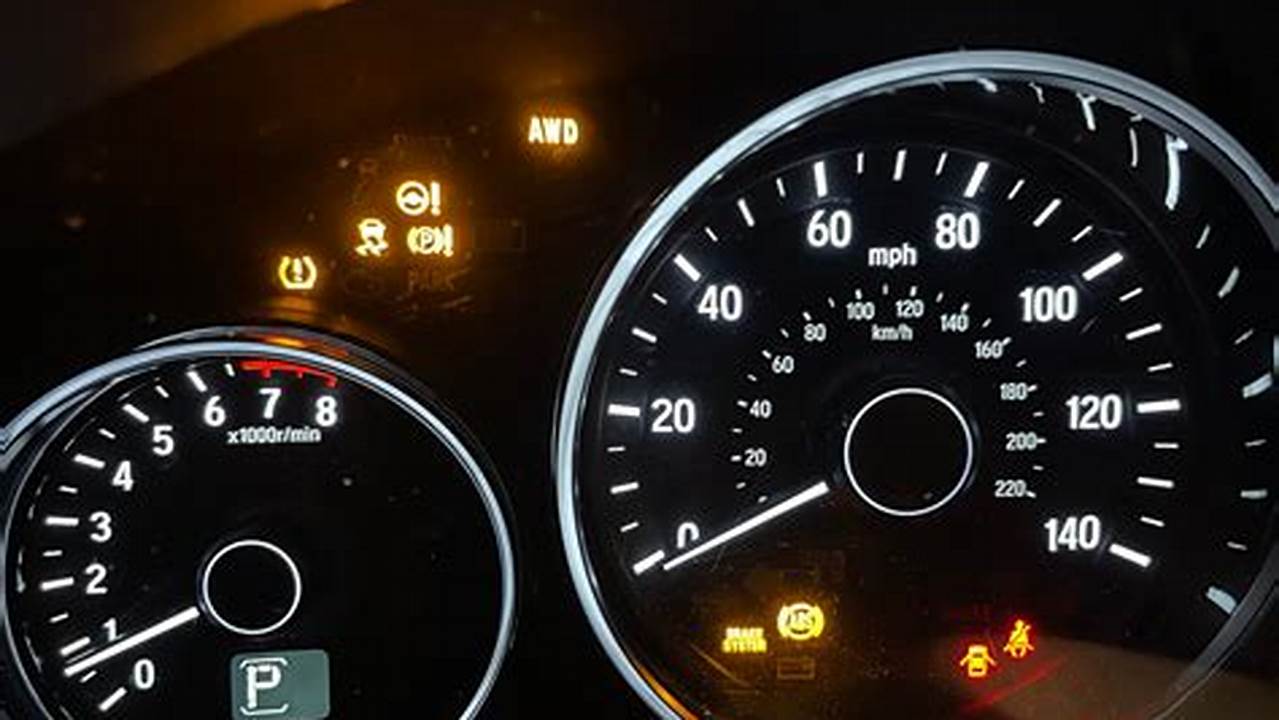 2024 Honda Hrv Dashboard Symbols