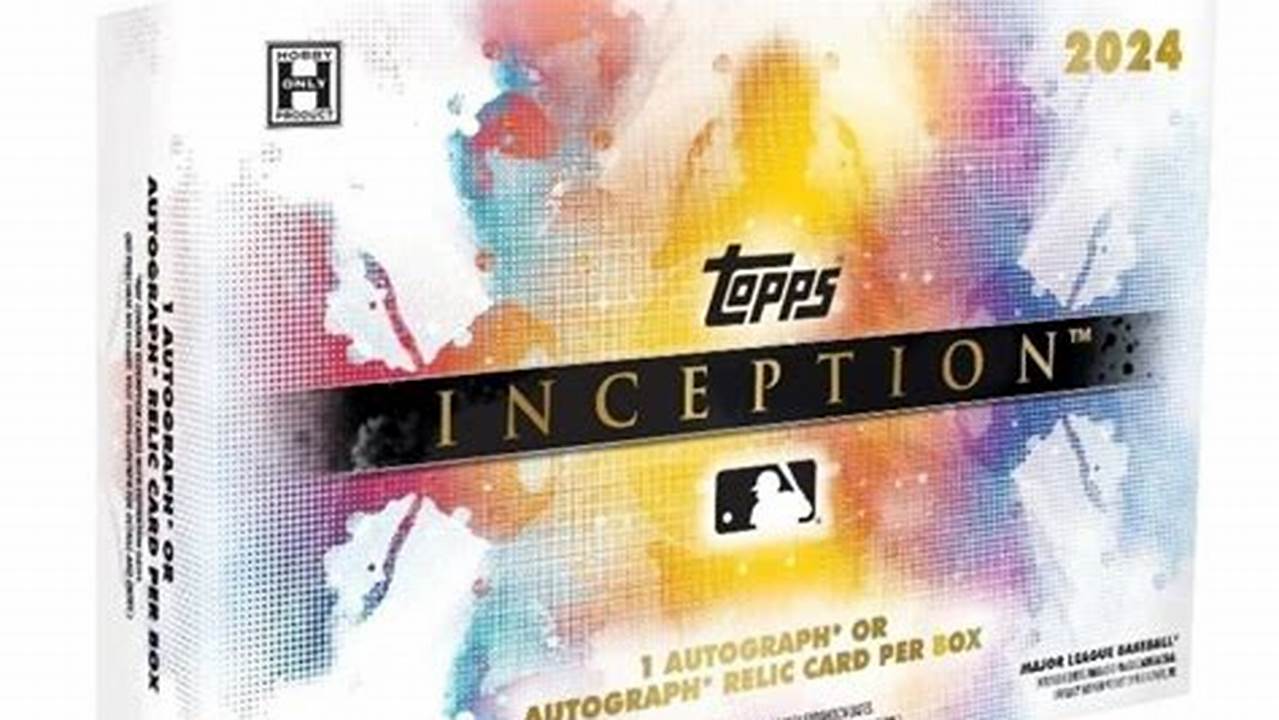 2024 Inception Baseball Checklist