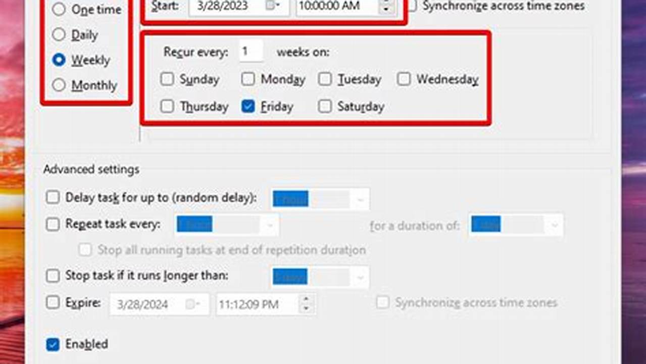 2024 Irma Scheduler Windows
