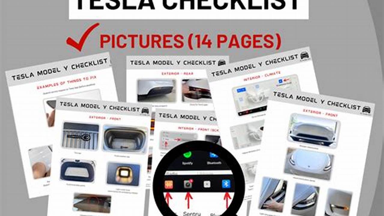 2024 Model Y Delivery Checklist