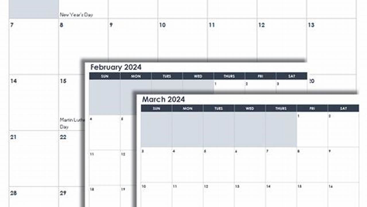 2024 Monthly Calendar - Landscape - Google Drive Free Download