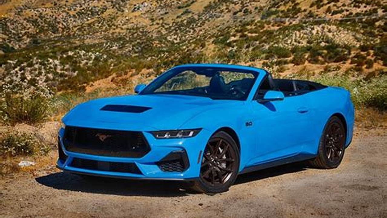 2024 Mustang Gt Convertible Grabber Blue