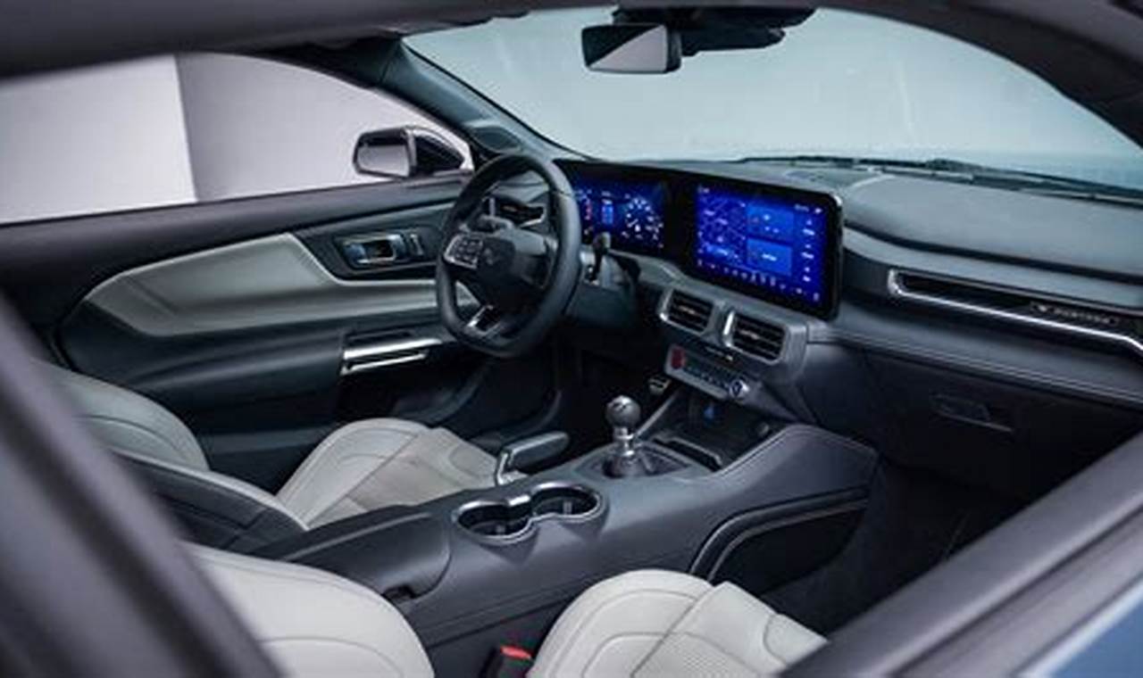 2024 Mustang Gt Space Grey Interior