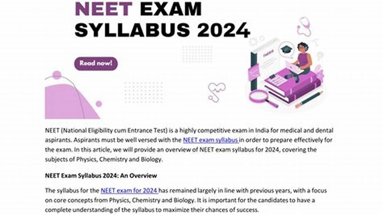2024 Neet Syllabus
