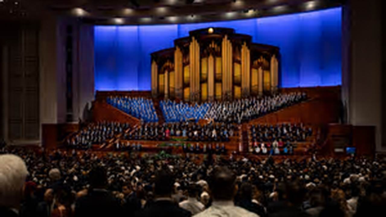 2024 October General Conference Schedule