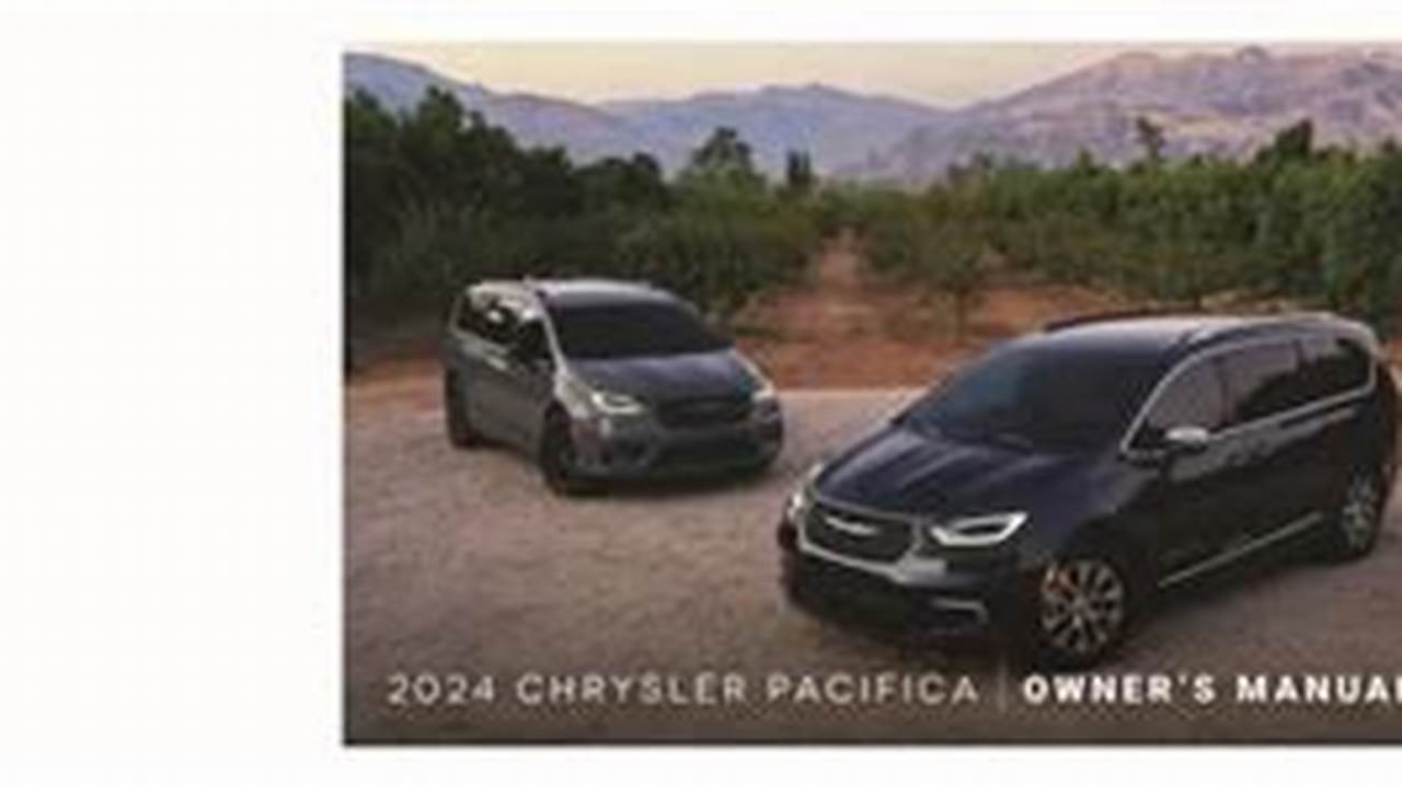 2024 Pacifica Owners Manual