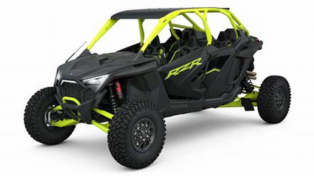 2025 Polaris Rzr Lineup Card