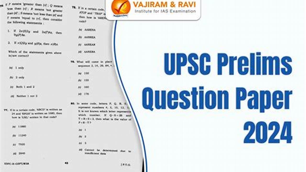 2024 Prelims Question Paper Pdf