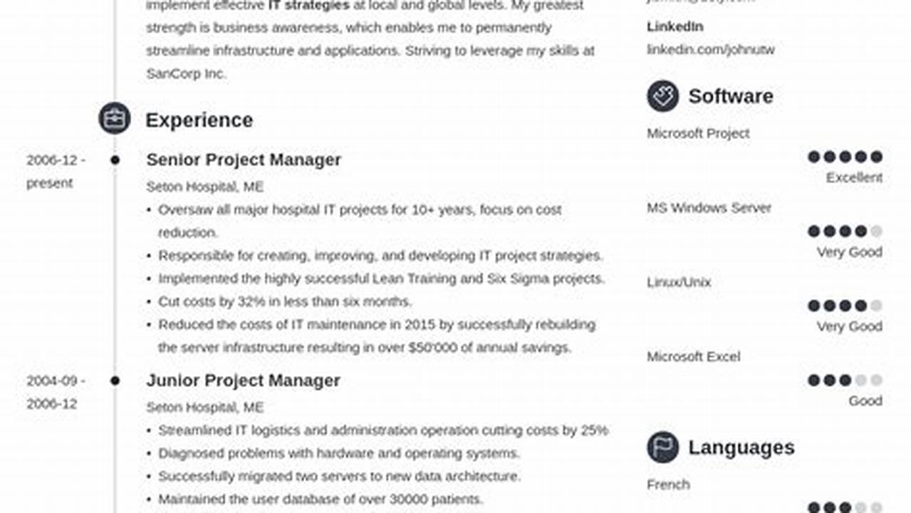 2024 Resume Styles Concepts