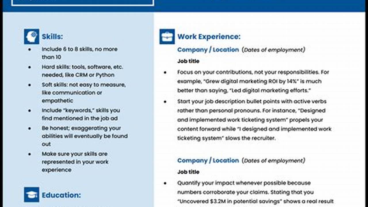 2024 Resume Template Google Docs Template