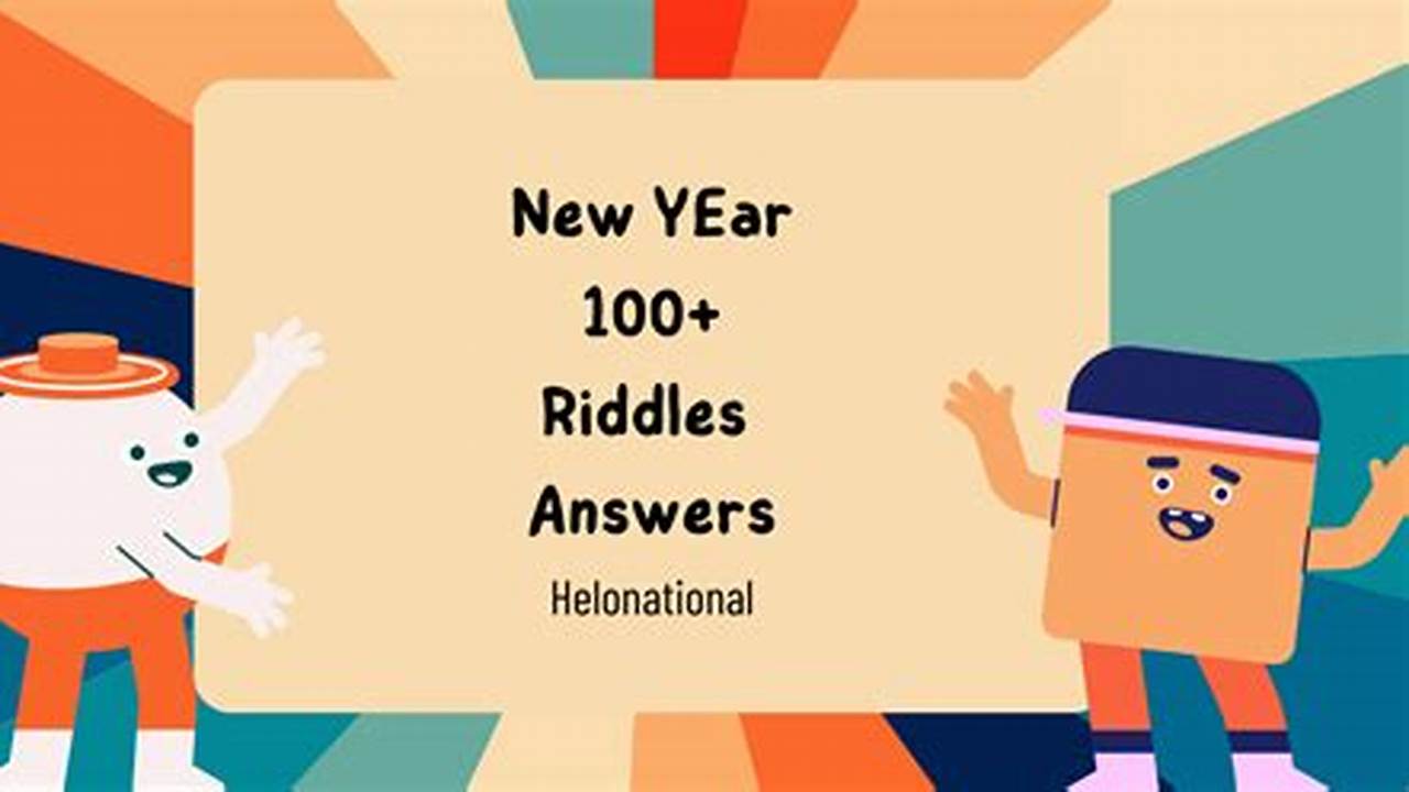 2024 Riddles With Answers