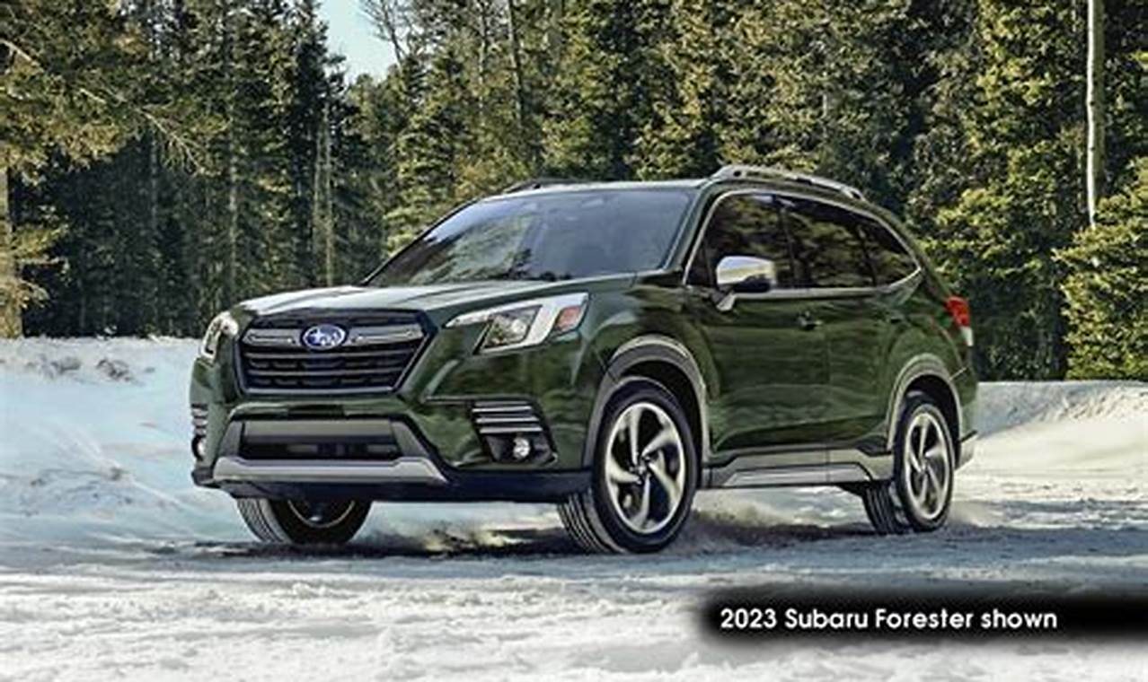 2024 Subaru Forester Wilderness Colors