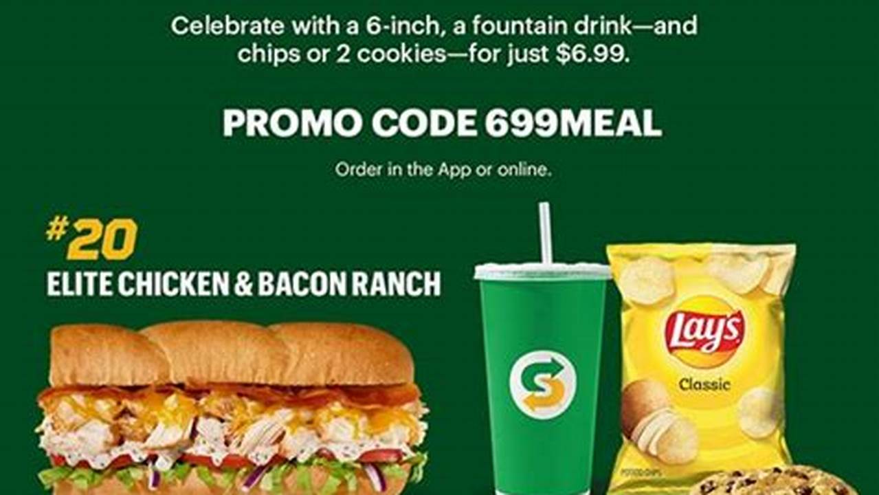 2024 Subway Promo Code