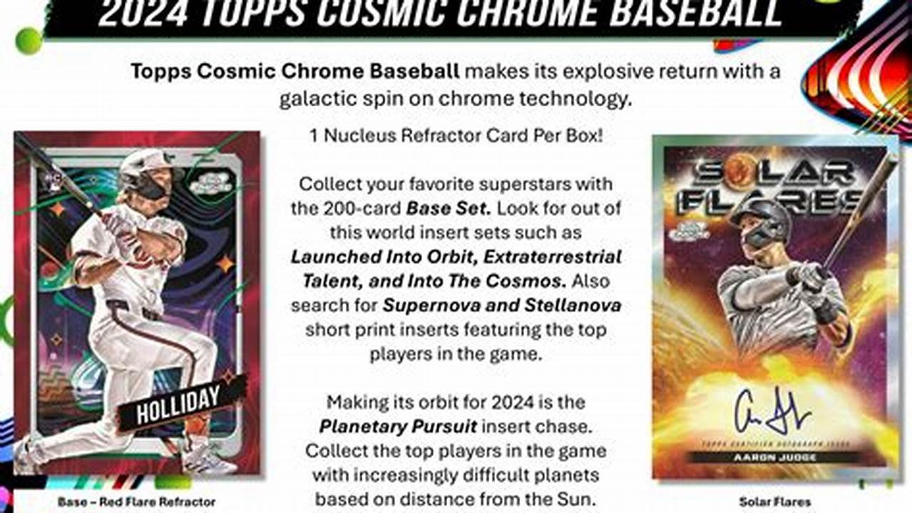 2024 Topps Cosmic Chrome Release Date And Time