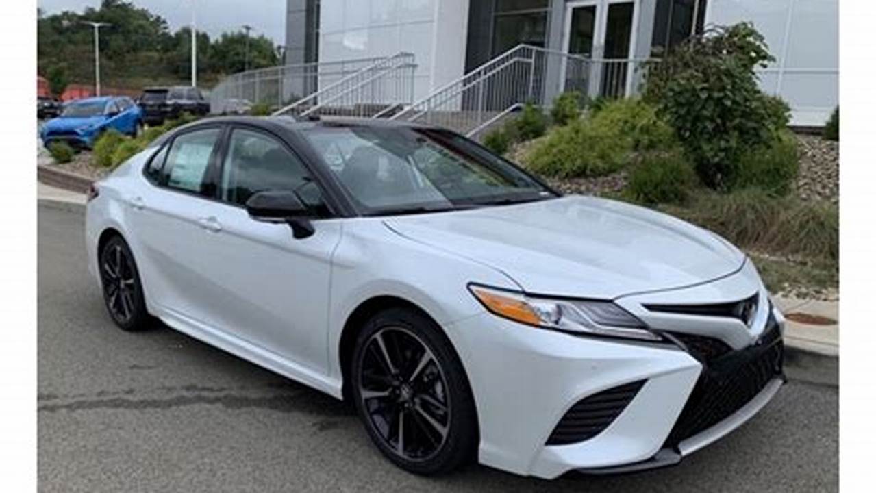 2024 Toyota Camry White And Black