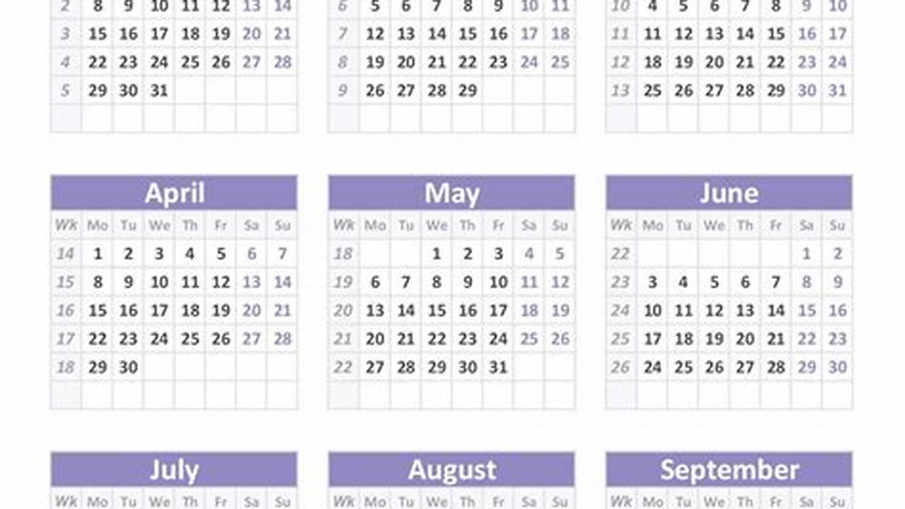 2024 Uk Calendar With Week Numbers Printable