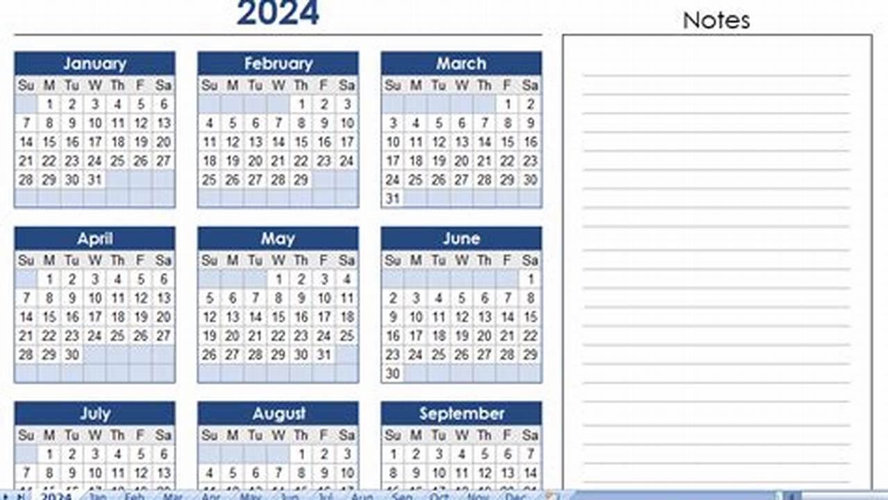 2024 Weeks Calendar Excel Format 2024