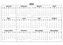 2024 Mini Calendar Printable Free 2024: The Ultimate Guide