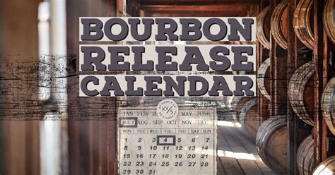 2024 Bourbon Release Calendar