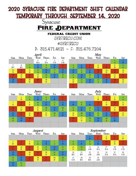 2024 Firefighter Shift Calendar 24 48