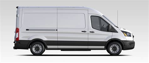 Close-up of the 2024 Ford Transit Cargo Van engine bay, showcasing its robust engineering.