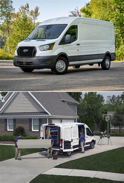 Close-up of the 2024 Ford Transit-150 Cargo engine, highlighting its power and efficiency