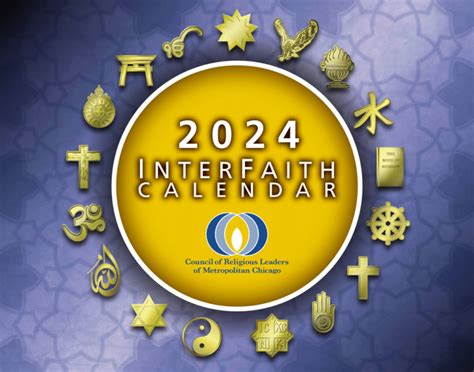 2024 Interfaith Calendar