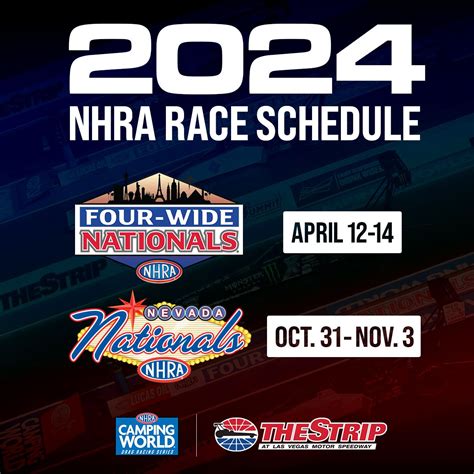 2024 Nhra Schedule Printable