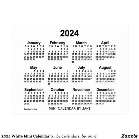 2024 Yearly Calendar