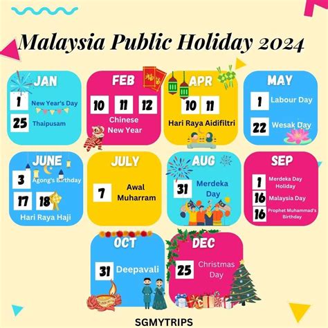 2024 malaysia school holiday calendar