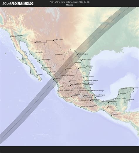 2024 solar eclipse path mexico