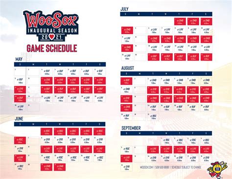 2024 worcester red sox schedule