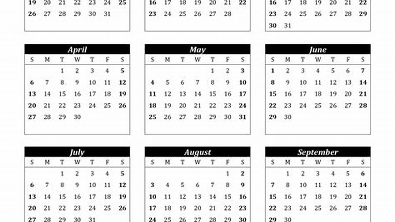 2025 1 Page Calendar Printable