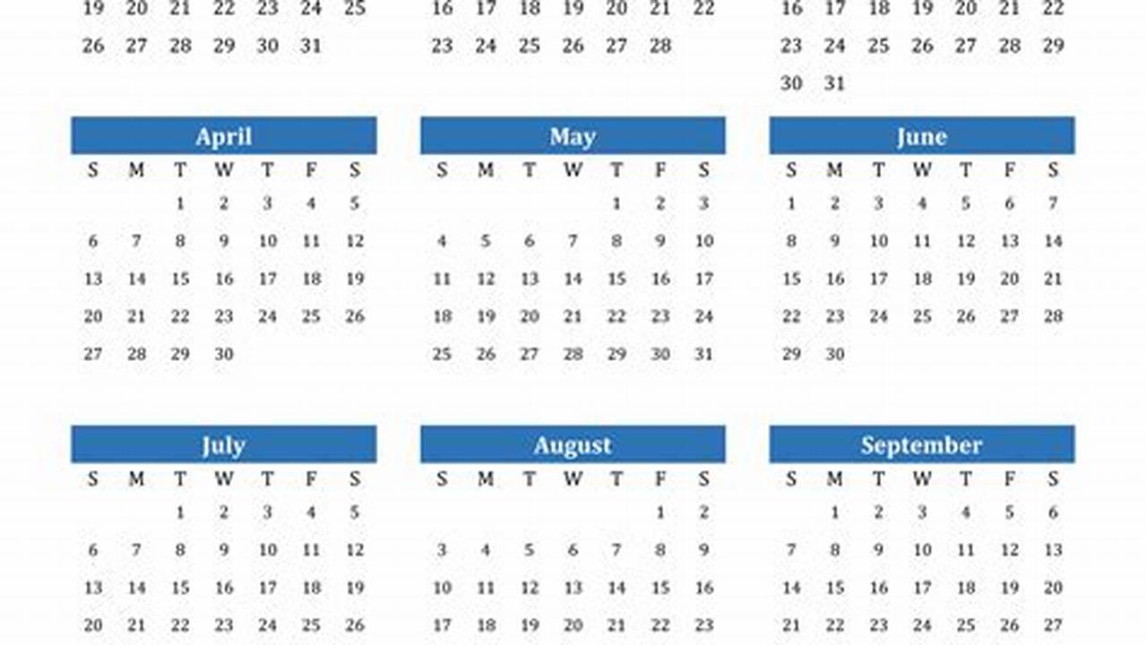 2025 1 Page Calendar Template