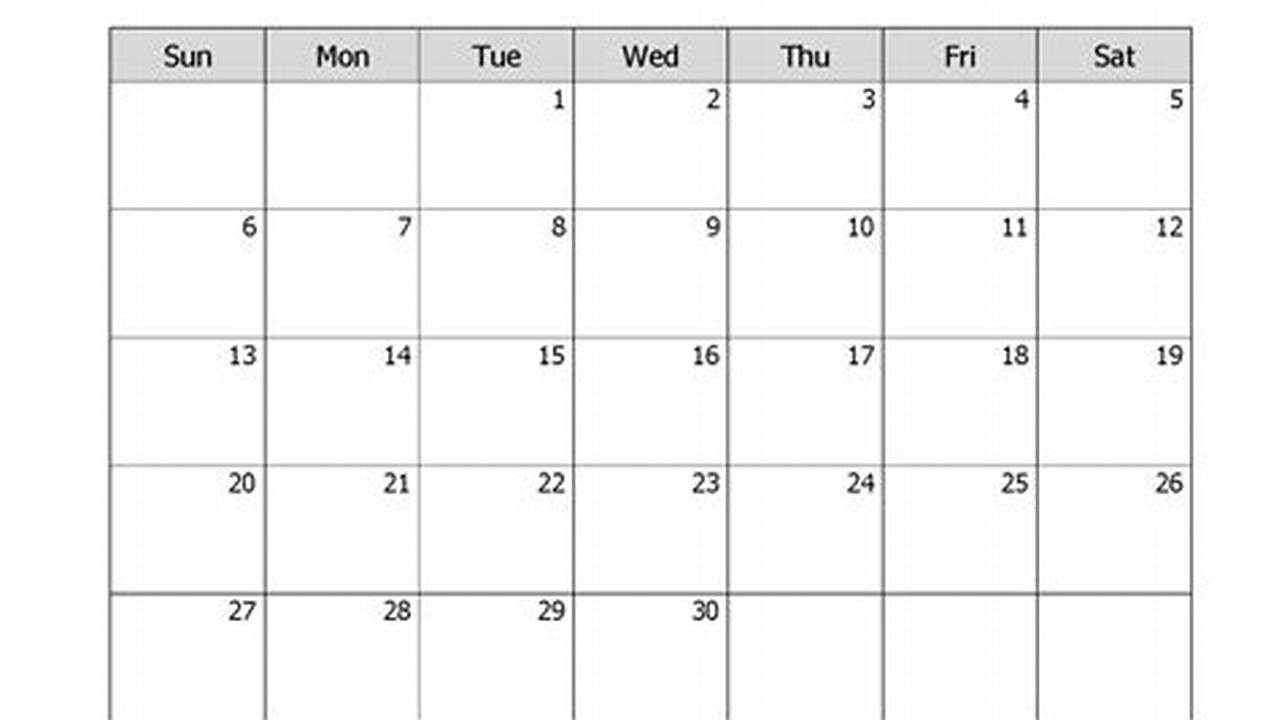 2025 April Calendar Printable Pdf Excel Format