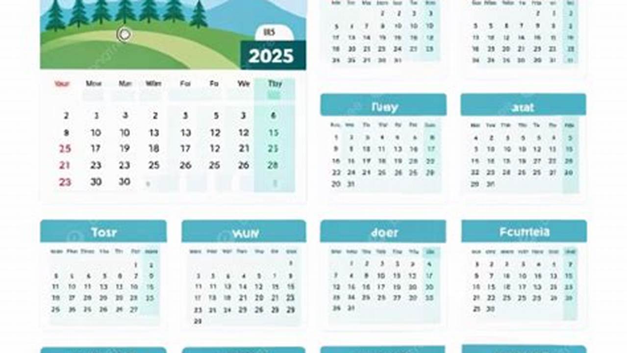 2025 Calendar Clipart Library