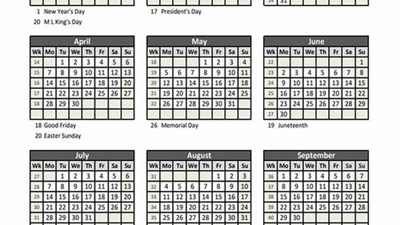 2025 Calendar Excel Format Free Printable Pdf