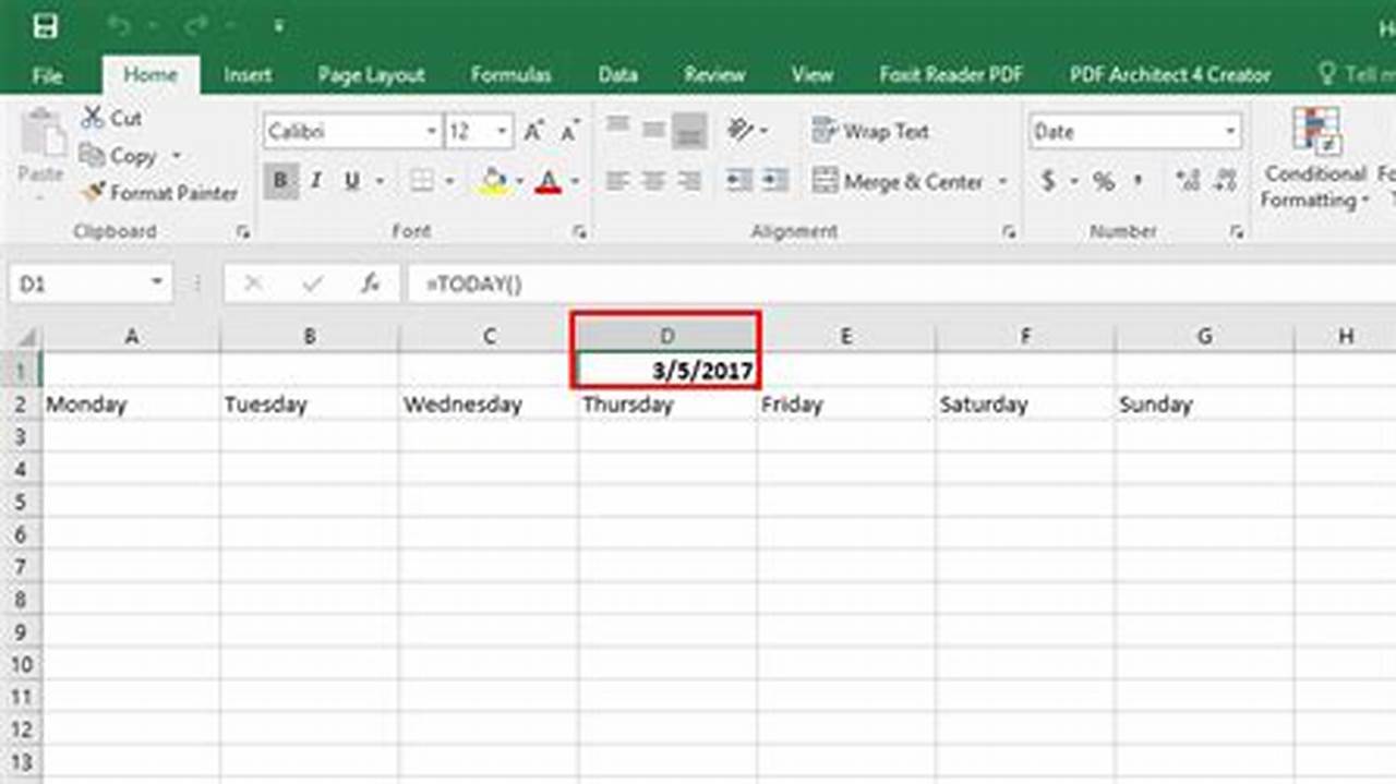 2025 Calendar Excel Formula